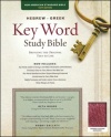 NASB -  Hebrew-Greek Key Word Study Bible, bonded leather, Burgundy Indexed